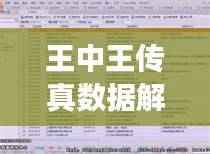 王中王传真数据解析:综合信息解读与开放版THV238.06展示