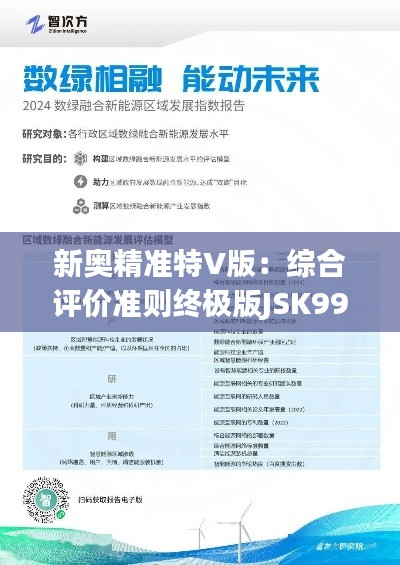 新奥精准特V版：综合评价准则终极版JSK991.94