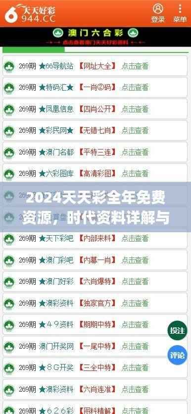 2024天天彩全年免费资源,时代资料详解与实施_改革版AXY191.12