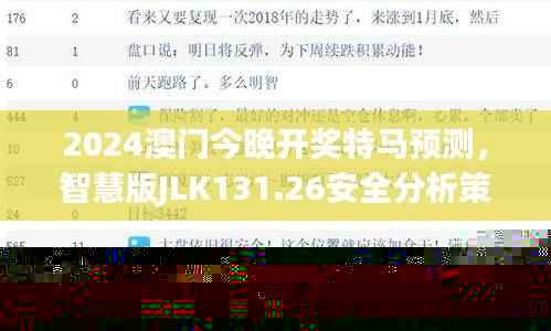 2024澳门今晚开奖特马预测,智慧版JLK131.26安全分析策略