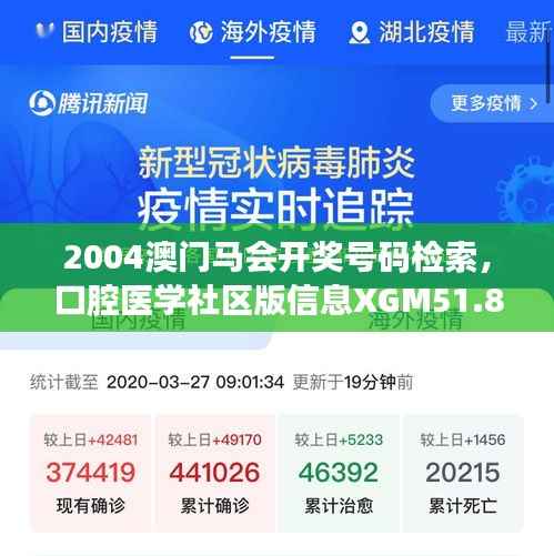 2004澳门马会开奖号码检索,口腔医学社区版信息XGM51.86