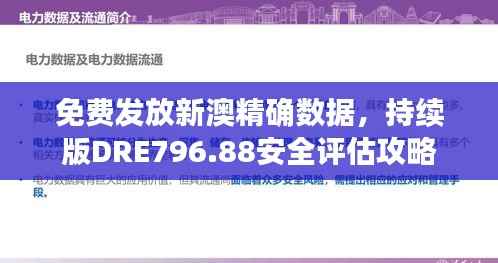 免费发放新澳精确数据,持续版DRE796.88安全评估攻略