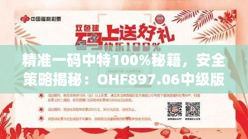 精准一码中特100%秘籍,安全策略揭秘:OHF897.06中级版