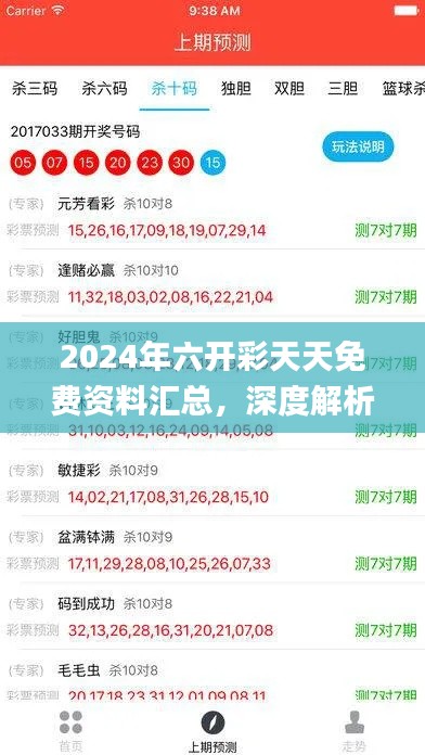 2024年六开彩天天免费资料汇总,深度解析高配版核心内容_CBD967.88