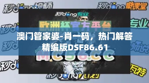 澳门管家婆-肖一码,热门解答精编版DSF86.61