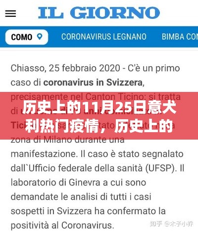 历史上的11月25日意大利疫情深度解析与防控措施回顾