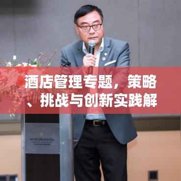 酒店管理专题,策略、挑战与创新实践解析