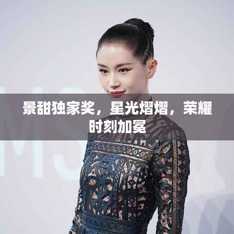 景甜独家奖,星光熠熠,荣耀时刻加冕