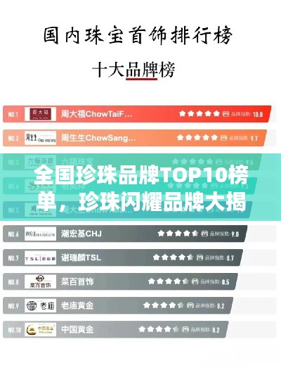 全国珍珠品牌TOP10榜单,珍珠闪耀品牌大揭秘!