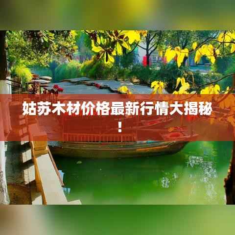 姑苏木材价格最新行情大揭秘!