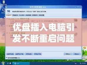 优盘插入电脑引发不断重启问题,深度解析原因与解决方案